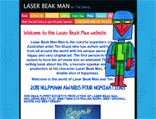 Tablet Screenshot of laserbeakman.com